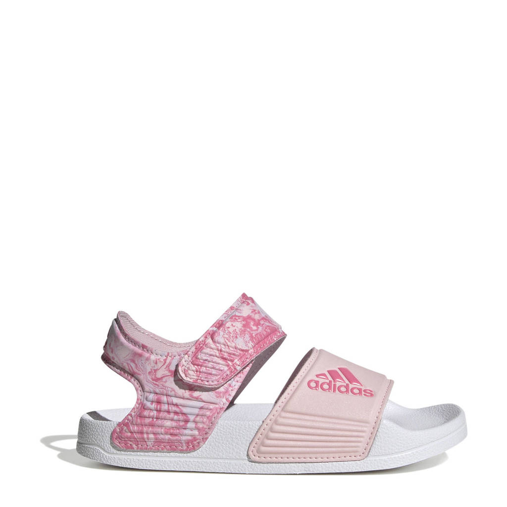 adidas Adilettesandalen lichtroze/roze/wit