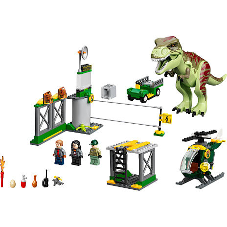 LEGO® Jurassic World T. rex på dinosaurflugt 76944