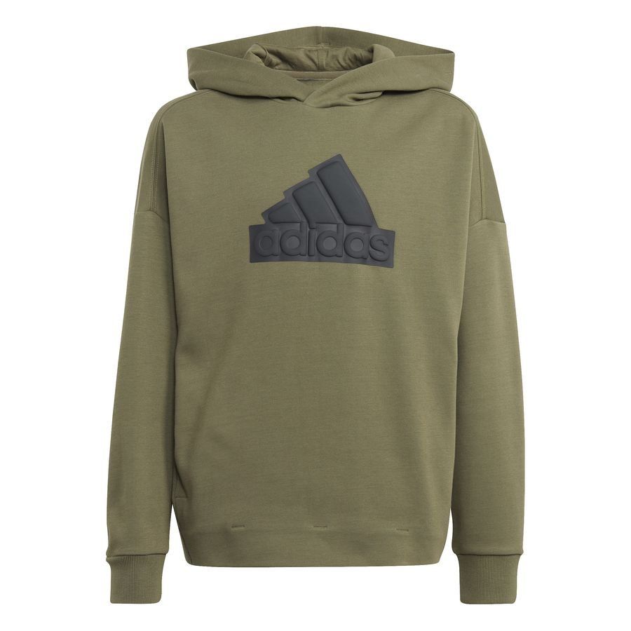 adidas Sweat à Capuche Future Icons - Vert/Noir Enfant