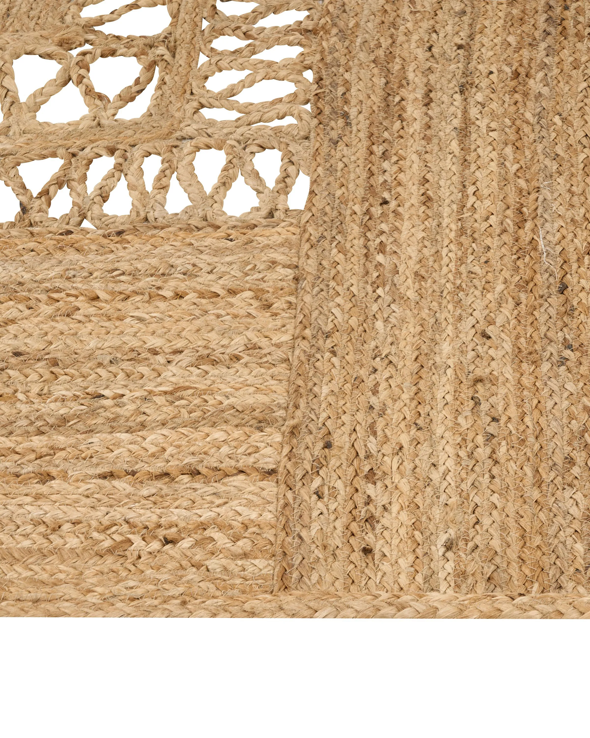 Vloerkleed YENIKOY Beige 200 x 300 cm Jute