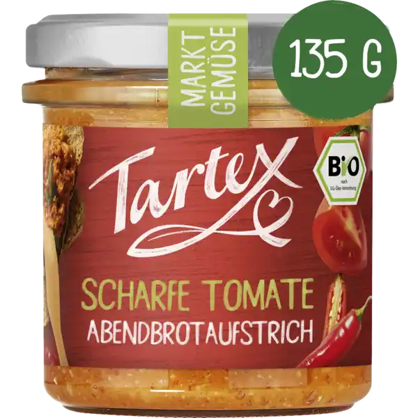 Bio Marktgemüse Brotaufstrich Scharfe Tomate