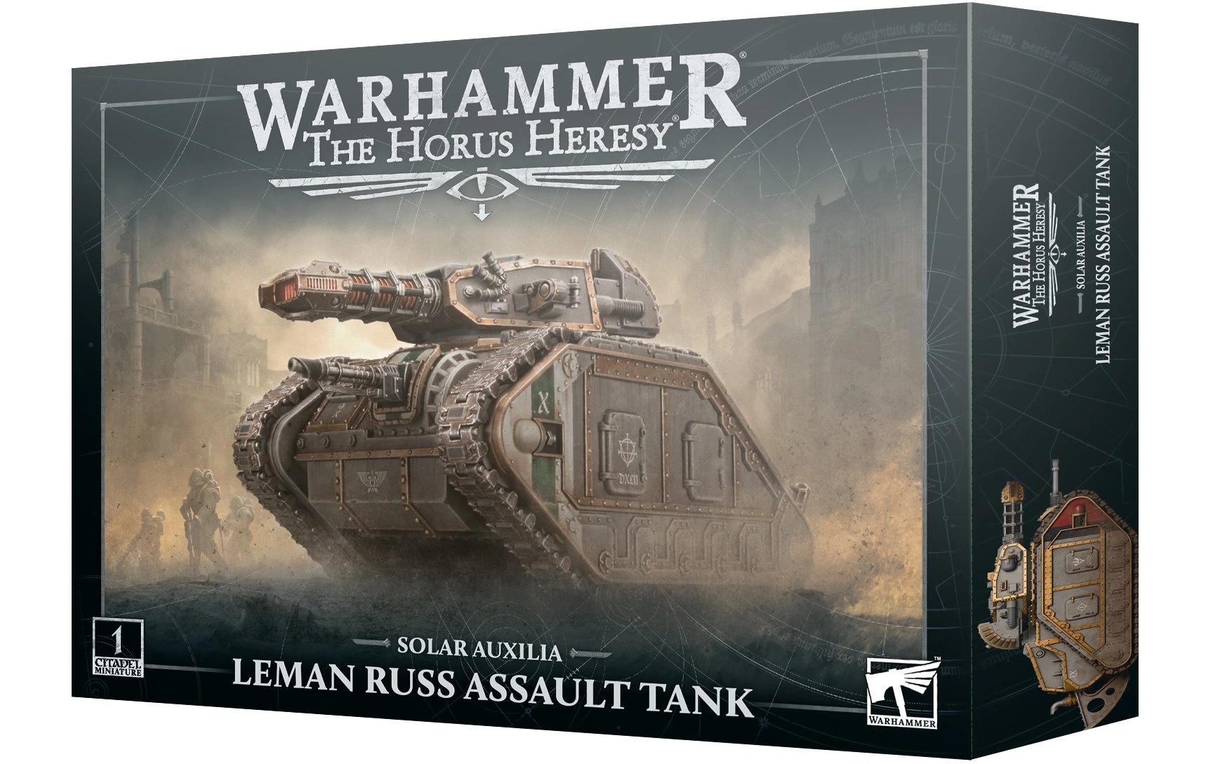 Warhammer Horus Heresy Leman Russ Assault TankWarhammer the Horus Heresy Miniatur: Sturmpanzer Leman Russ der Auxilia Solar