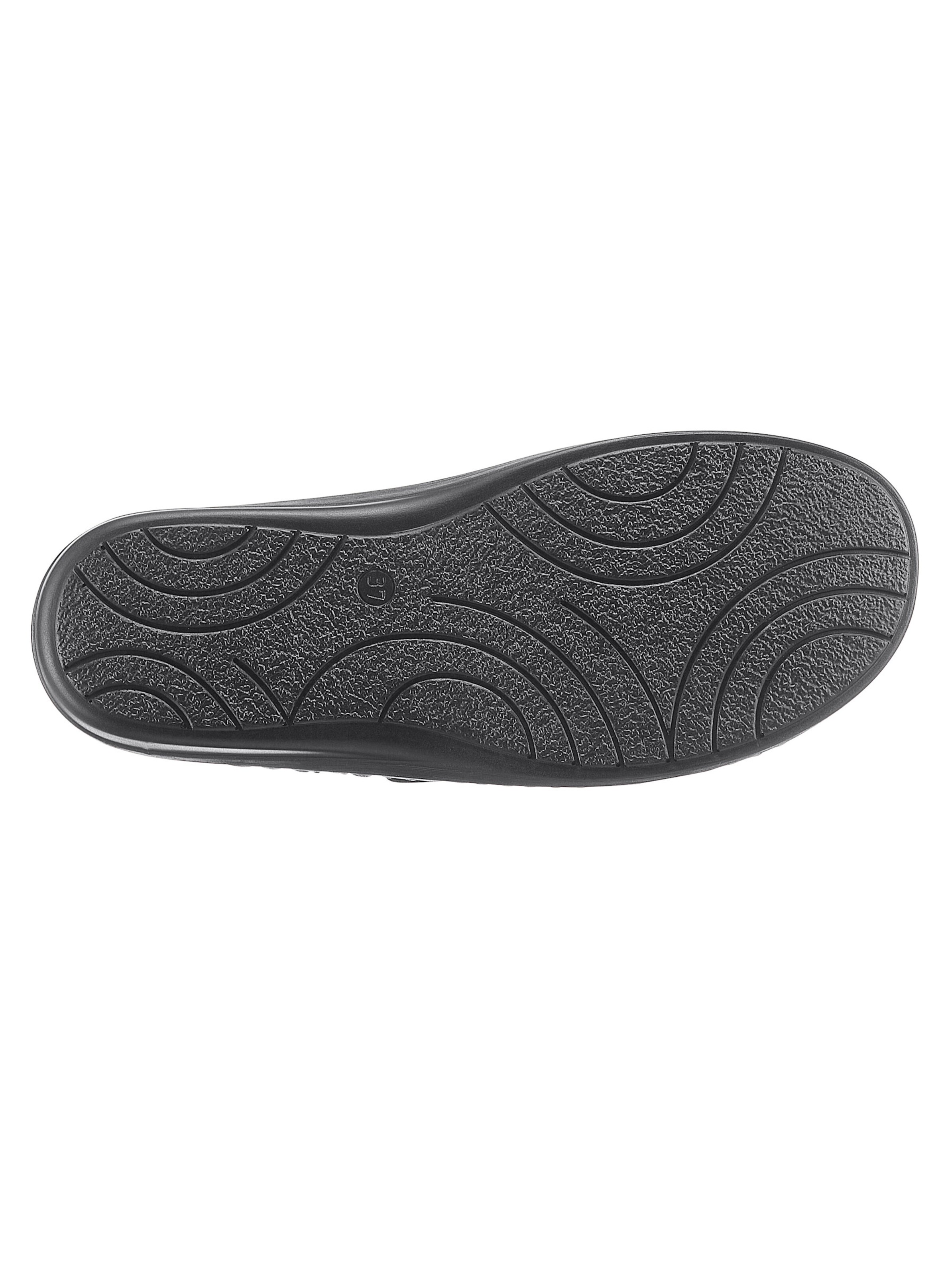 airsoft comfort+ Pantolette in schwarz