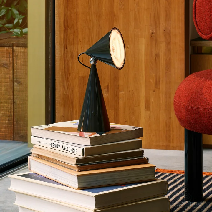 Tom Dixon - Pose LED Tischleuchte mit Akku, indigo