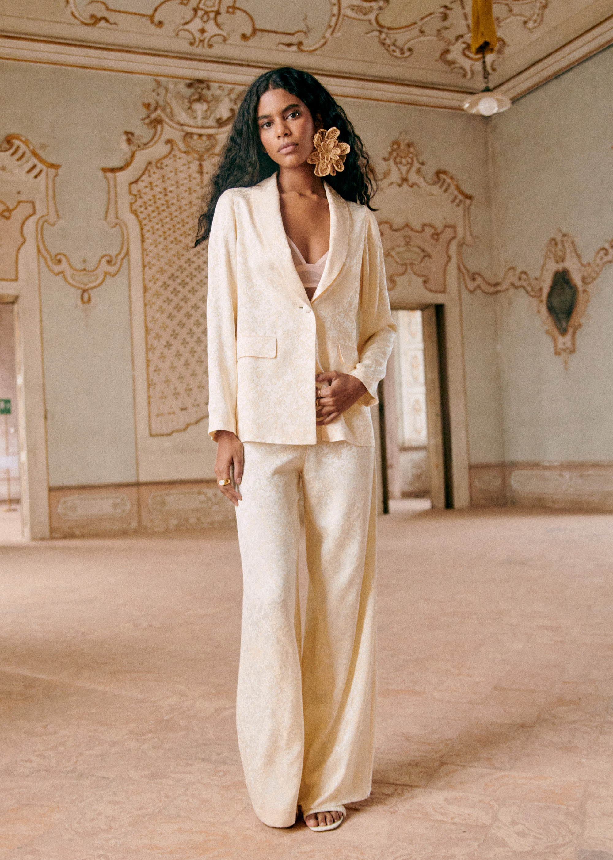 Pantalon Tymo - Écru - E-SHOP/BAS Pantalons 5905602