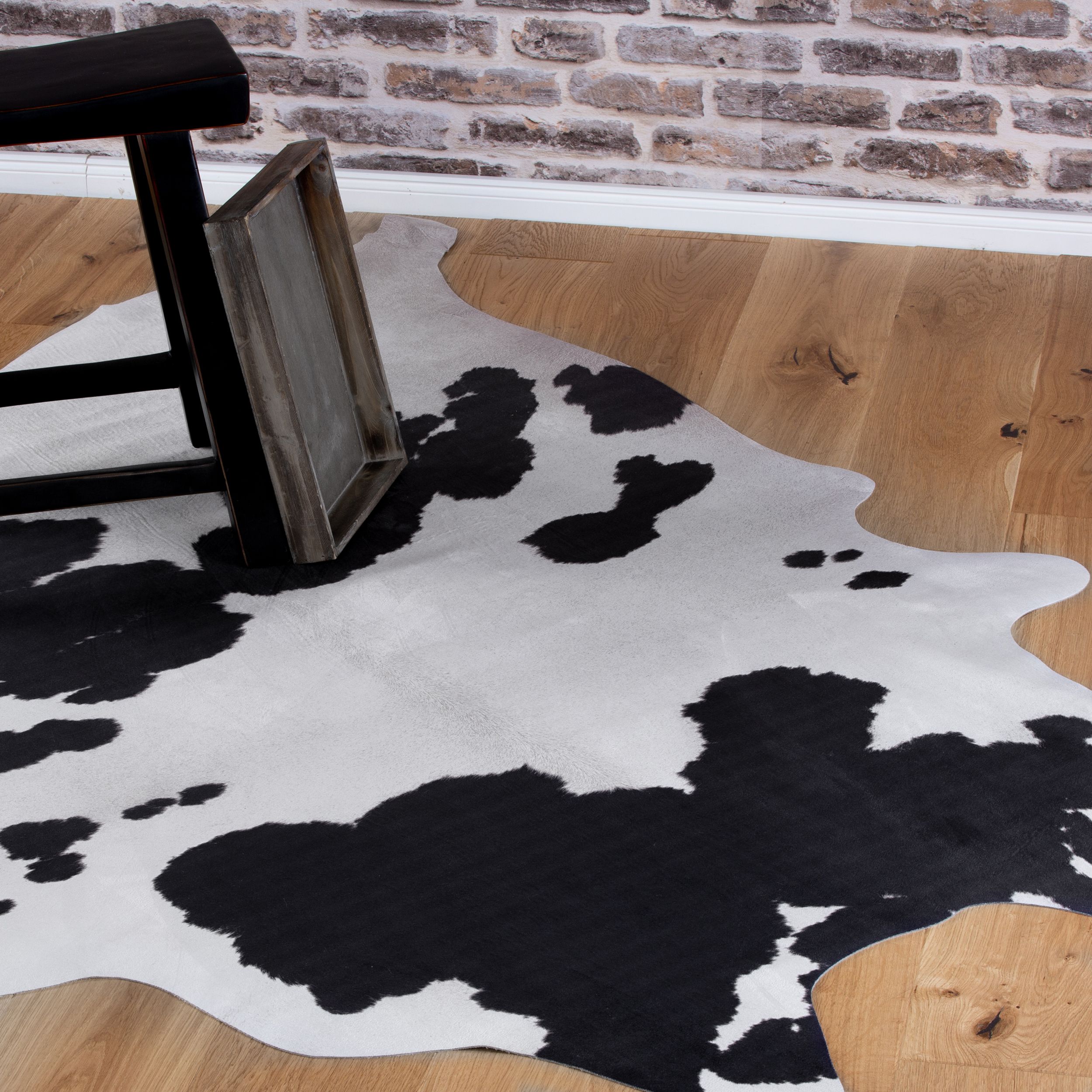 Vloerkleed 190 Black & White Toledo B155 x D190 x H0.5 cm
