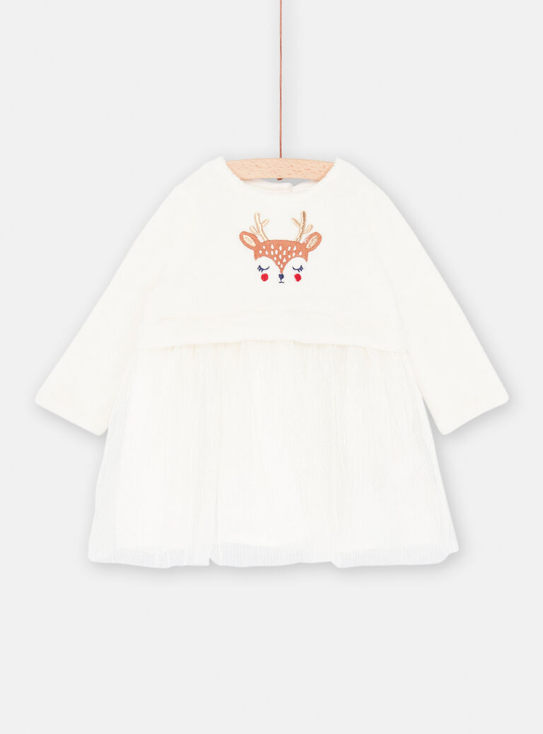 Robe pour fêter noel pour bébé fille