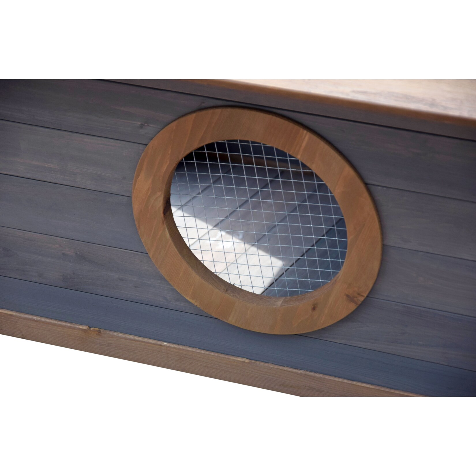 Dobar Outdoor-Hundehütte mit Spitzdach und seitlicher Veranda