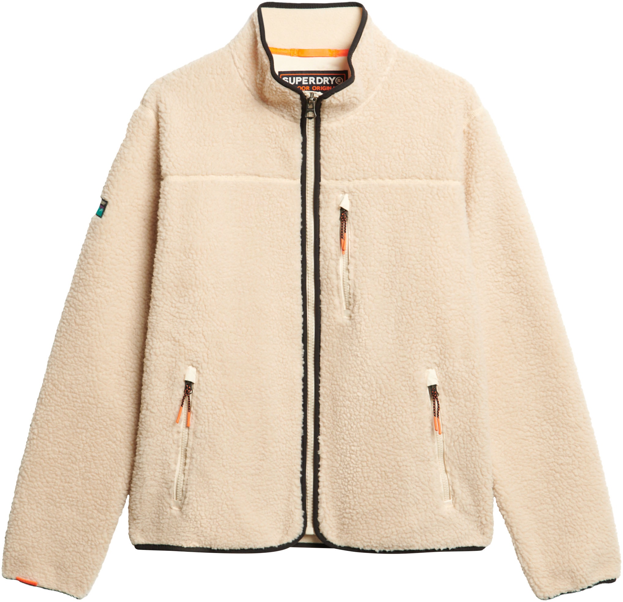 Superdry Fleecejacke »OUTDOOR FULL ZIP FLEECE« ohne Kapuze