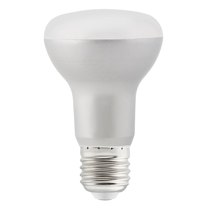 Lot 2 ampoules LED Réflecteur (R63) E27 600lm 5.4W = 48W Ø6.3cm Diall blanc chaud