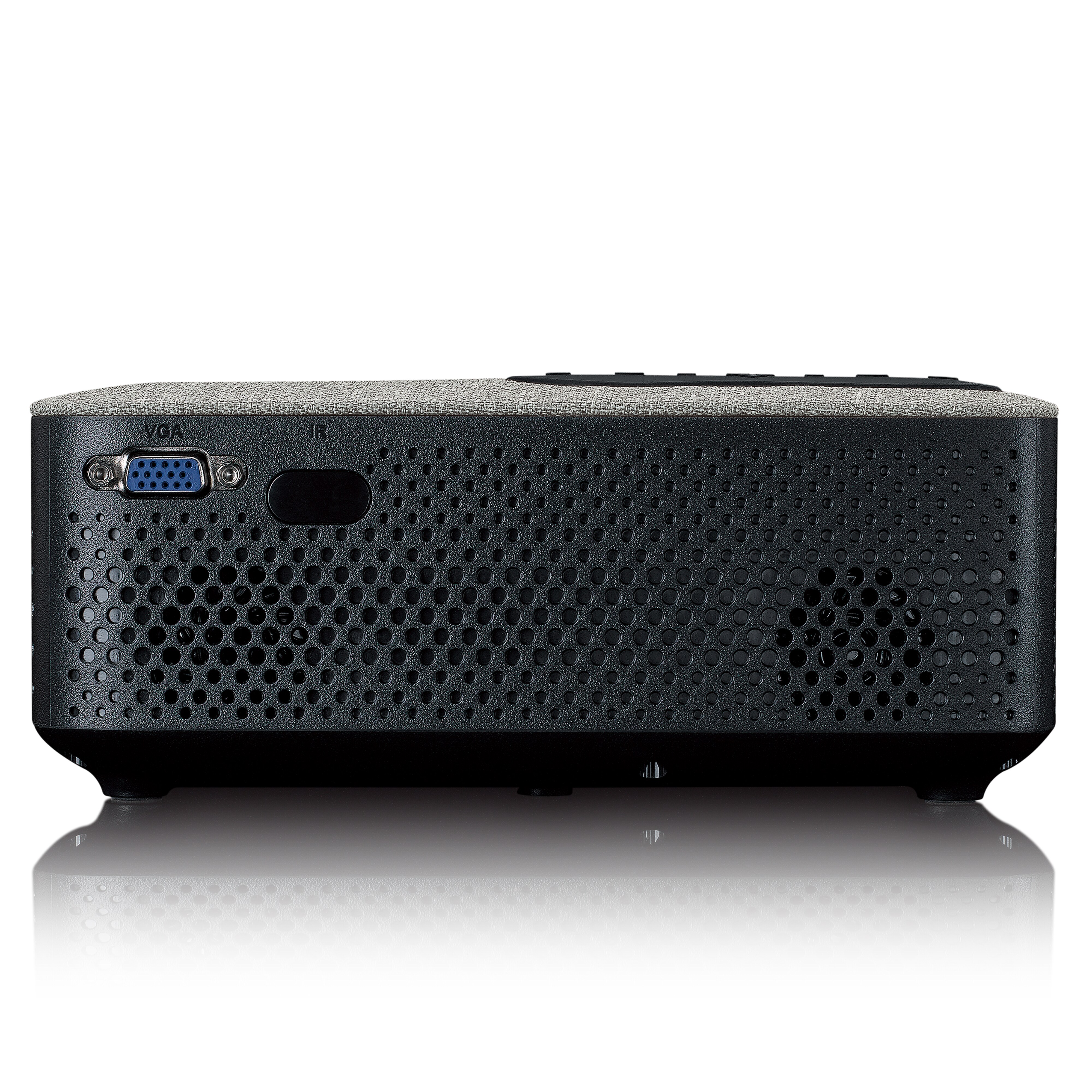 Lenco LPJ-700BKGY - LCD-Projektor mit Bluetooth - Bis zu 400 cm Projektionsgröße - USB-Eingang - SD-Kartenleser