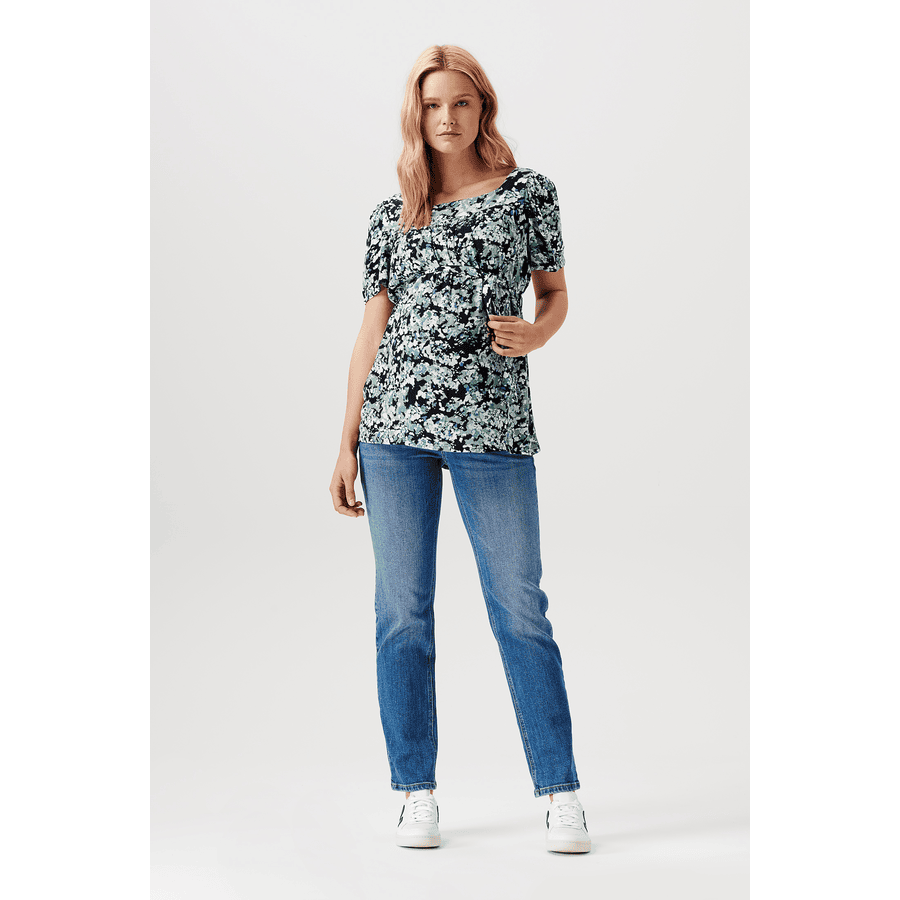Noppies Straight Umstandsjeans Oaks Vintage Blue