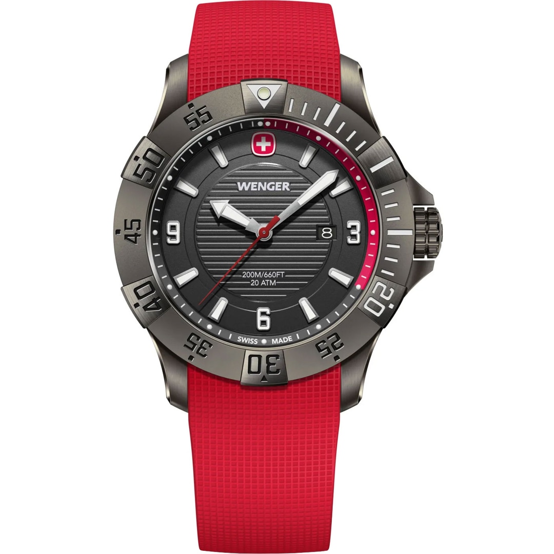 Wenger Seaforce Diver Rot / Grau Ø 43mm