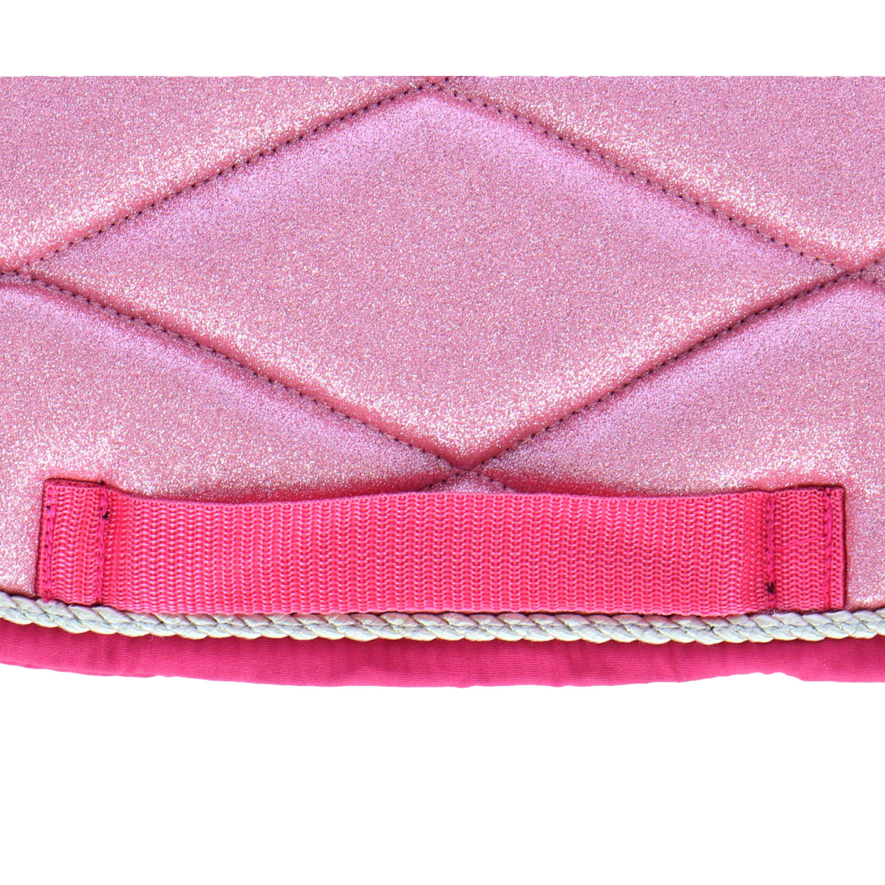 HB Harry & Hector Zadeldekje Sparkling Glitter Roze