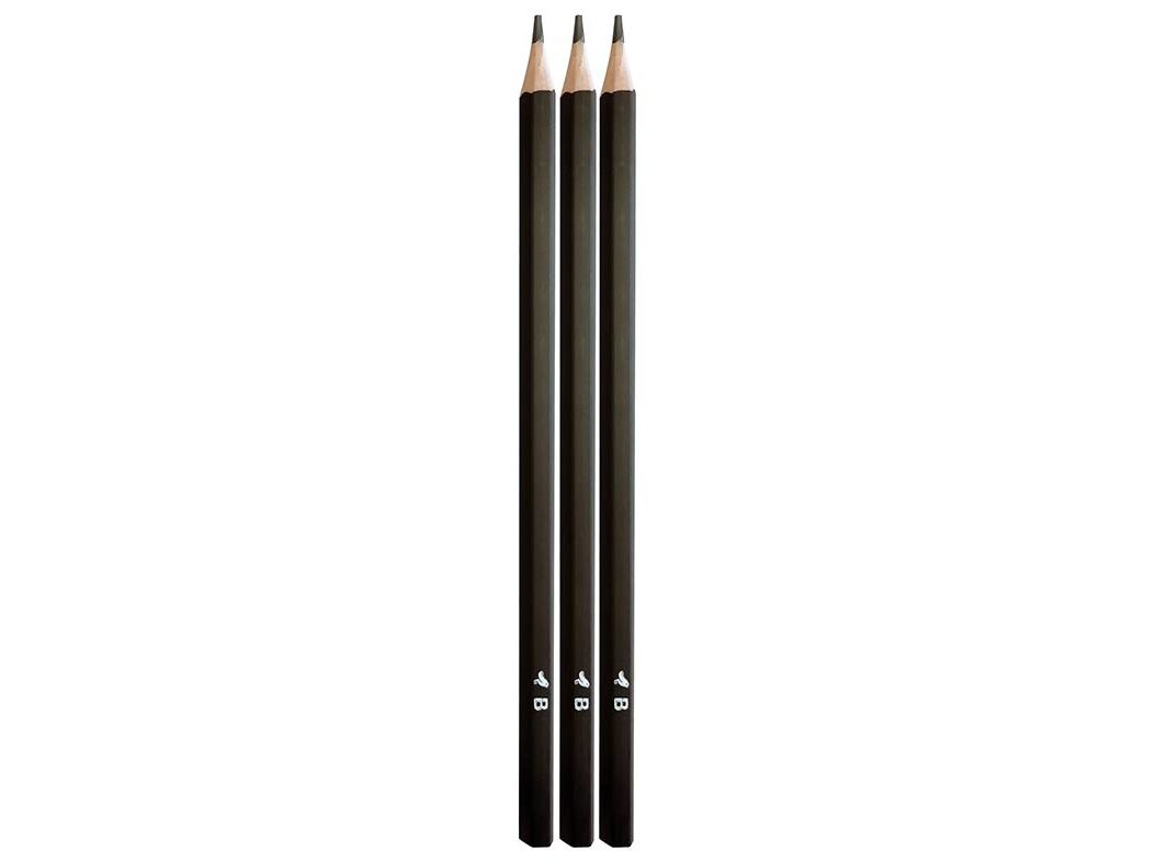 CONJUNTO DE 3 LÁPIS AUCHAN GRAFITE B