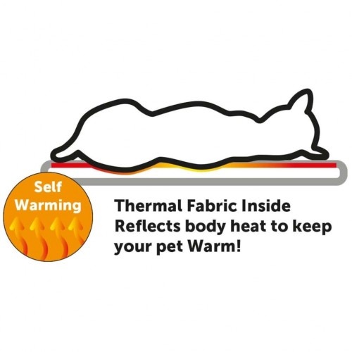 Almofada de aquecimento marrom para animais de estimação
