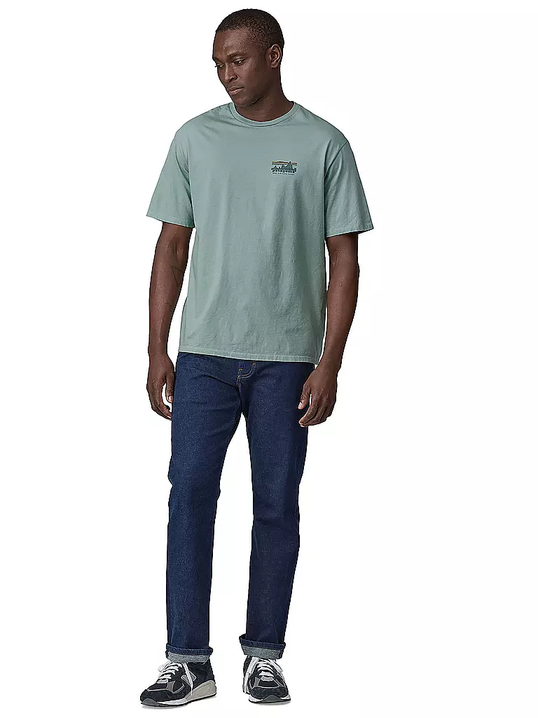 PATAGONIA T-Shirt 73 Skyline Organic blau