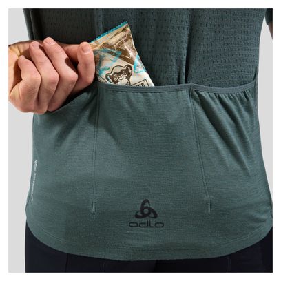 Maillot Manches Courtes Odlo Zeroweight Performance Wool 125 Gris