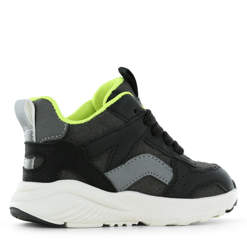 Shoesme sportief zwart sneakertje Microfiber nubuck | Sale