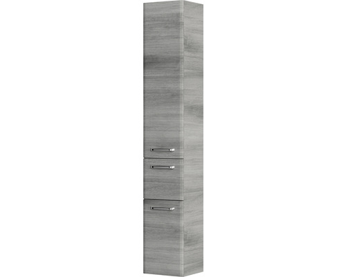 Pelipal Alika hoge kast, 30 cm breed, grafietstructuur, horizontaal gedemonteerd