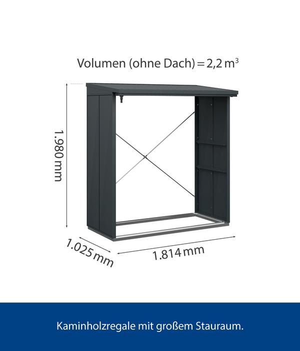 Hörmann Berry-Kaminholzregal Modern
