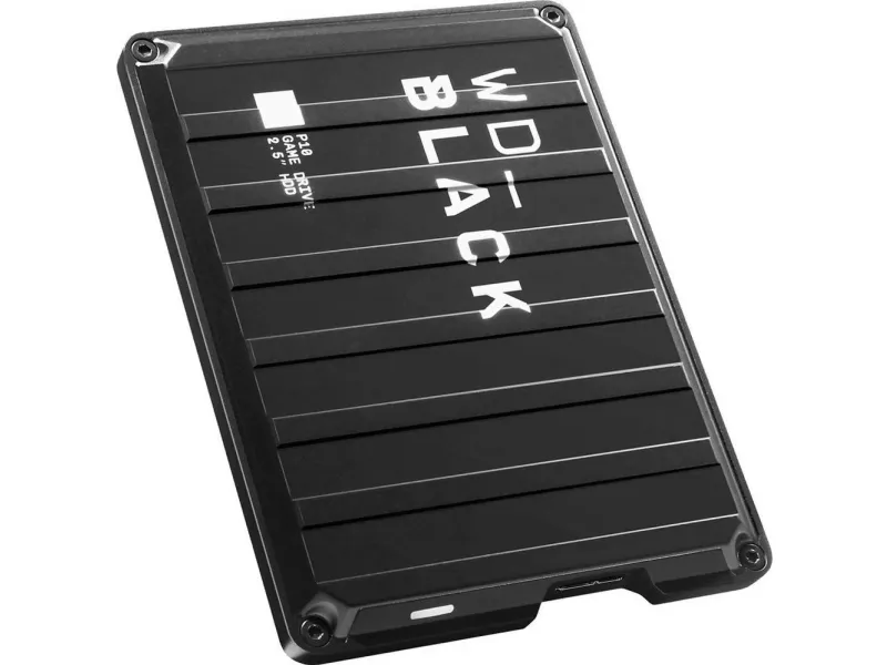 WD_BLACK P10 Game Drive WDBA3A0050BBK - Harddisk - 5 TB - ekstern (bærbar) - USB 3.2 Gen 1 - sort