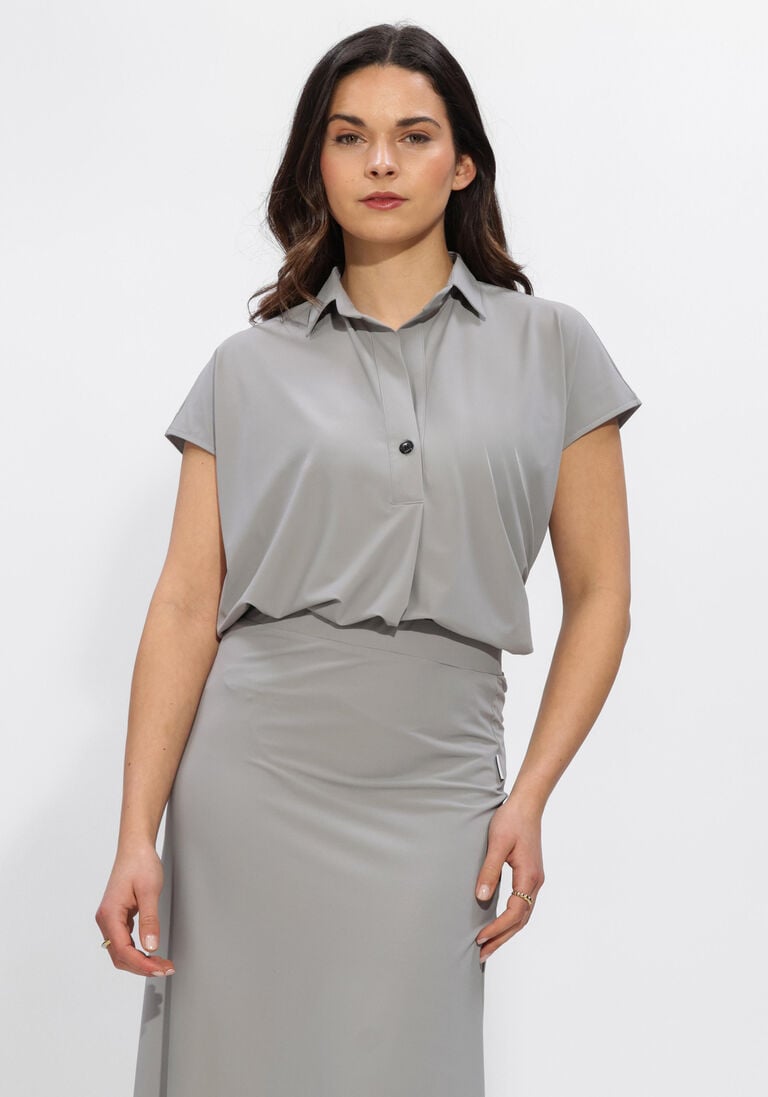 grijze penn & ink blouses blouse