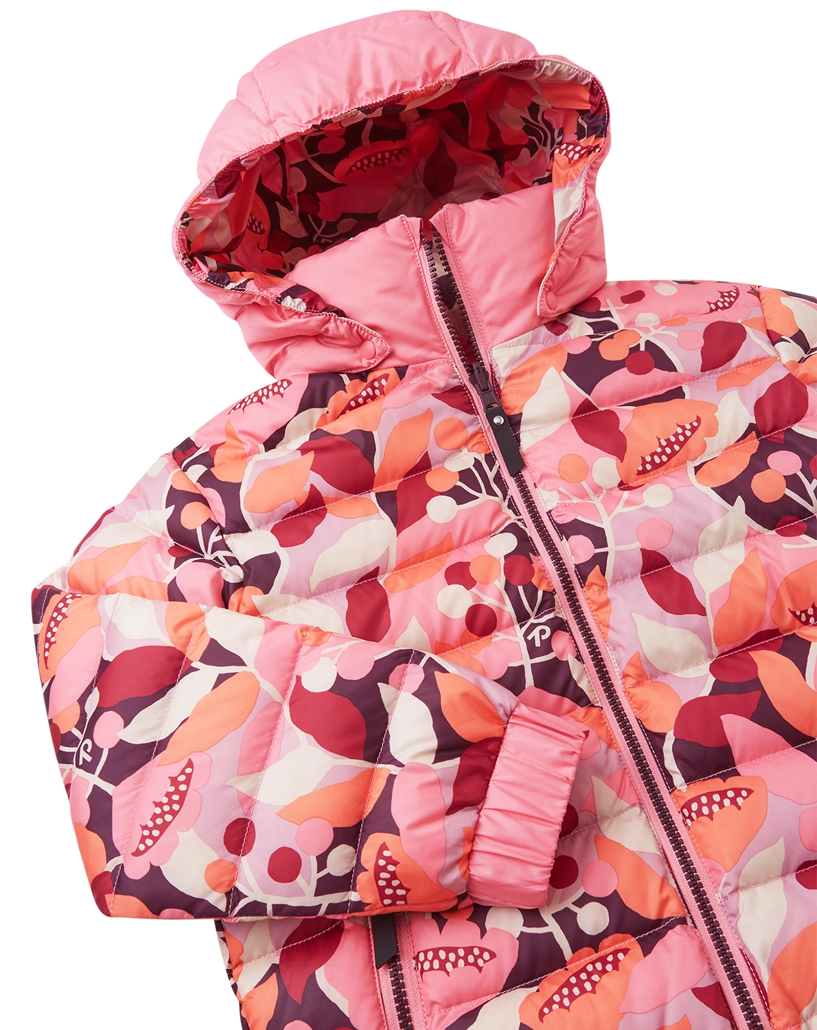 Daunenjacke FINNOO zum Wenden in sunset pink