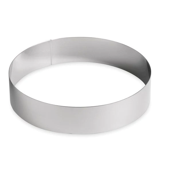 Cercle à vacherin inox 28 cm Gobel