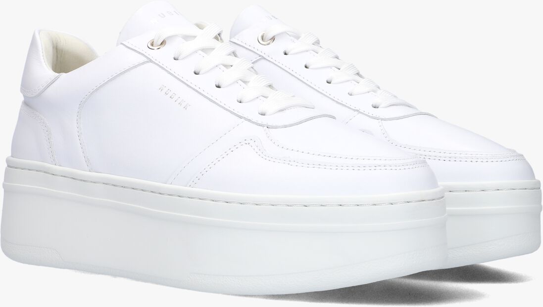 NUBIKK witte nubikk lage sneakers bayou platform