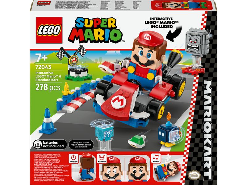 LEGO® Super Mario Interaktiver LEGO und Standard-Kart 72043 Bauspass und Rennaction