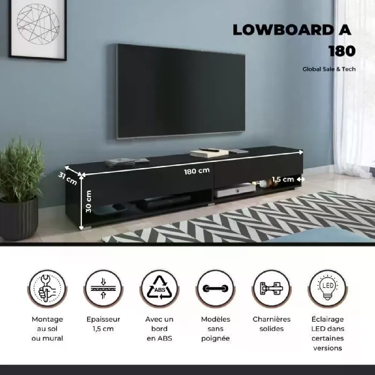 OTHER BRANDS Meuble TV Lowboard A
