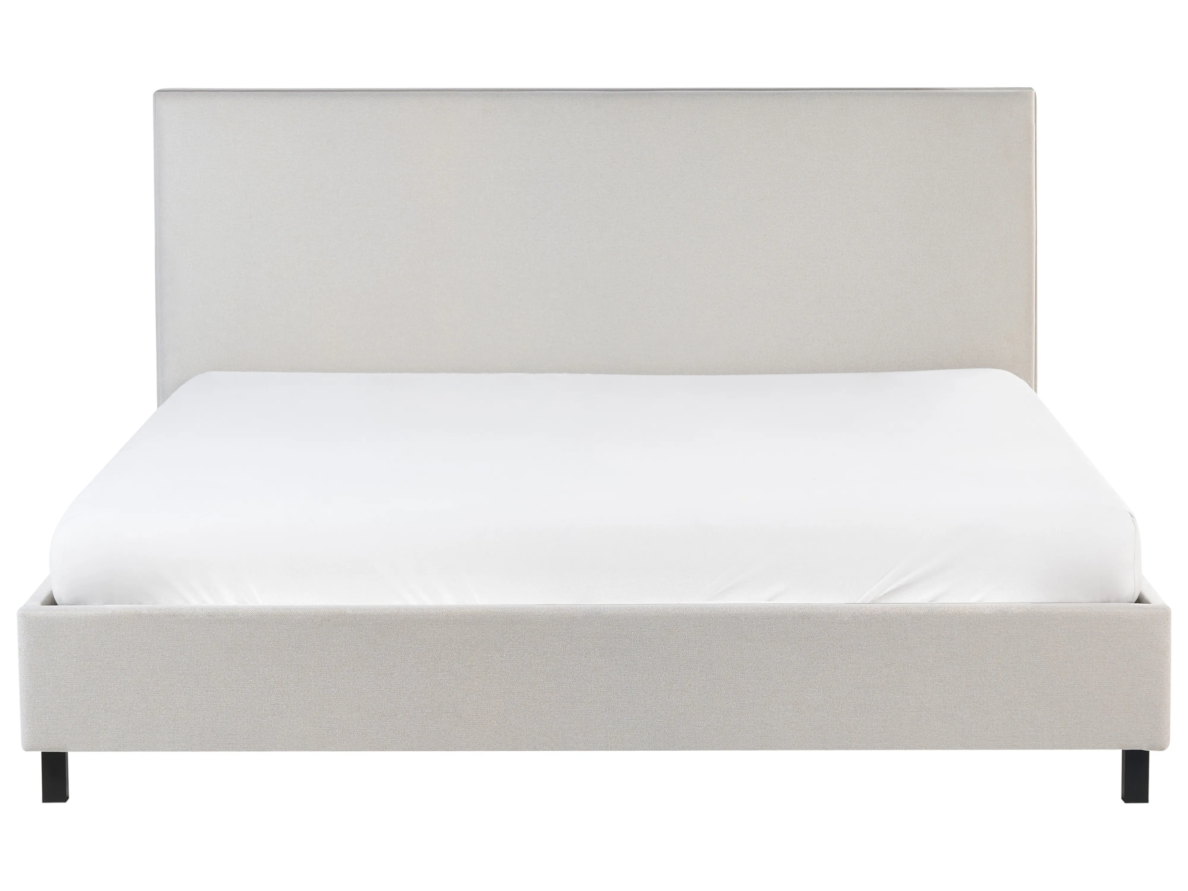 Bed Stof SENNEZ 180 x 200 cm Beige