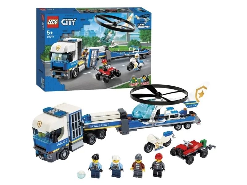 LEGO City 60244 Politihelikoptertransport
