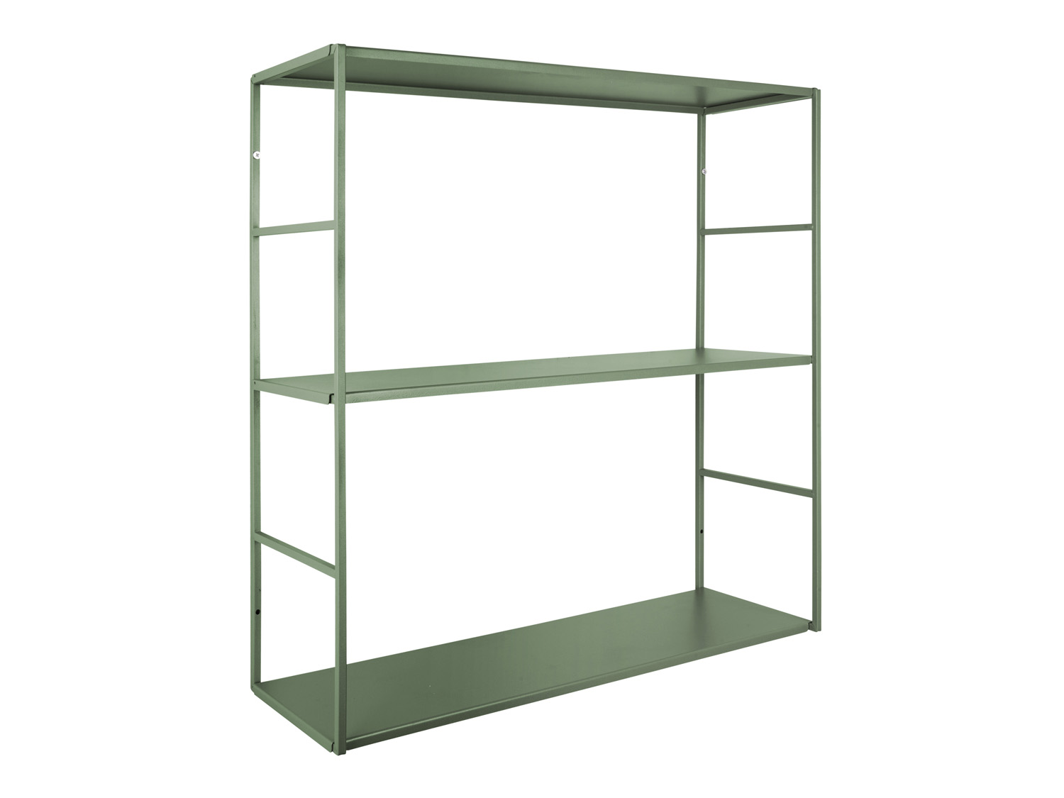 Wall rack Level metal matt jungle green