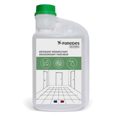 Détergent Désinfectant Désodorisant Fraîcheur Paredes Access flacon doseur de 1L