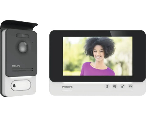Philips WelcomeEye Comfort Video Deur Intercom Systeem 2-Draads Technologie