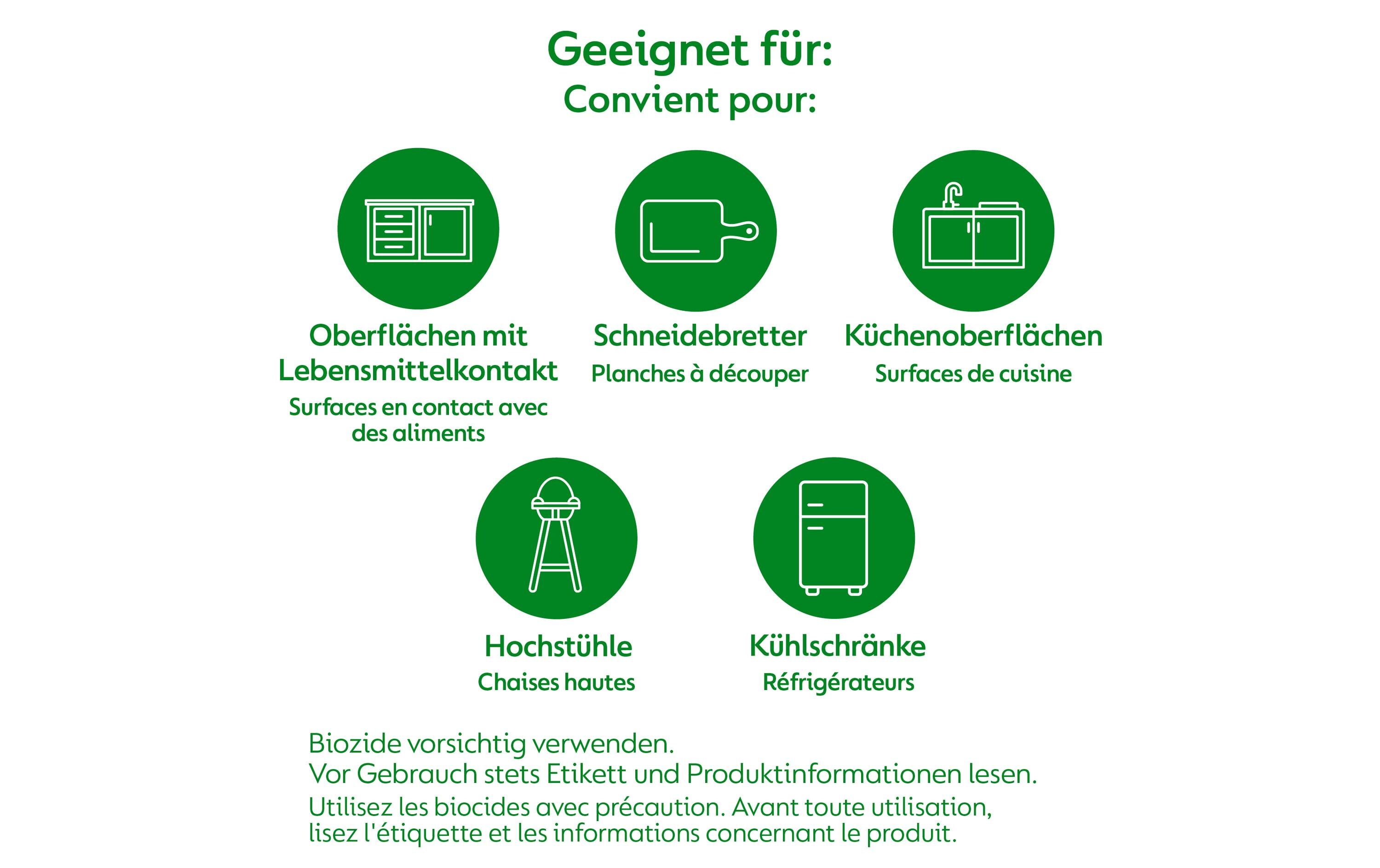Allzweckreiniger Desinfektionstücher Wasserlilie 50 StückHygiene-Reinigungstücher zur Desinfektion von Oberflächen