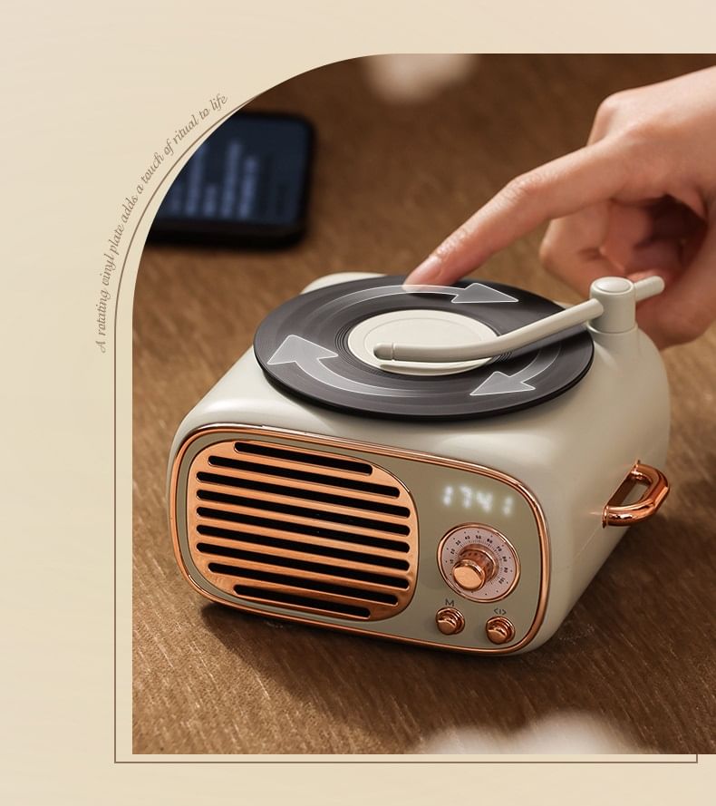 HOMTEC - USB oplaadbare Bluetooth-luidspreker met karaokemicrofoon