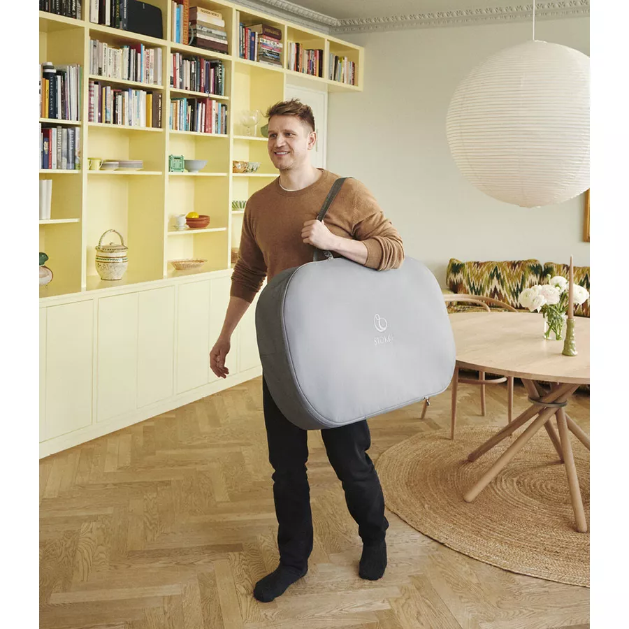 STOKKE® Snoozi™ Stubenbett Sandy Beige Inkl. Matratze