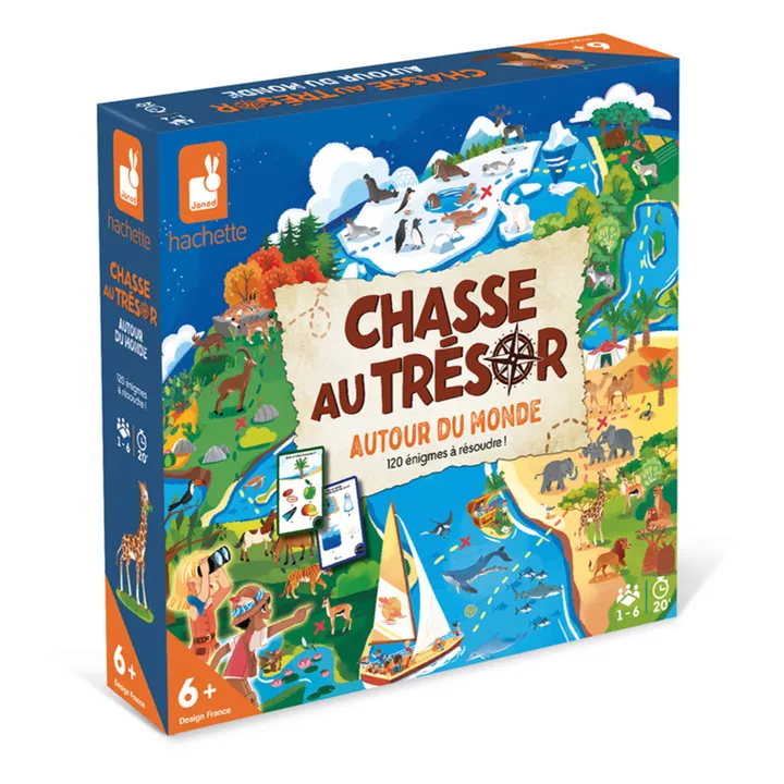 Janod Jeu de Chasse Au Trésor - Autour Du Monde