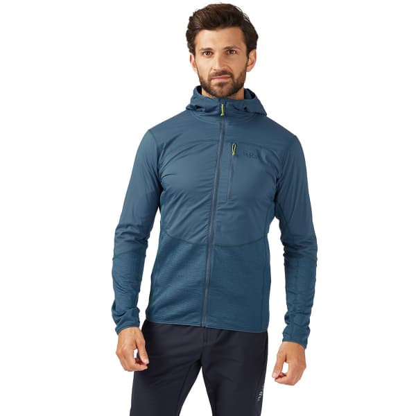 Veste polaire ski rando RAB ASCENDOR SUMMIT HOODY FZ ORION BLUE