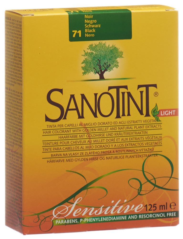 SANOTINT Sensitive Light Haarfarbe 71 schwarz 1 Stk
