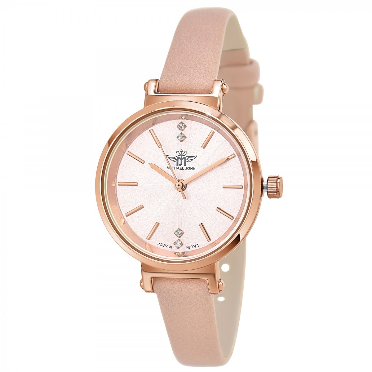 Montre Tina élégante ornée de Cristaux scintillants SC Crystal
