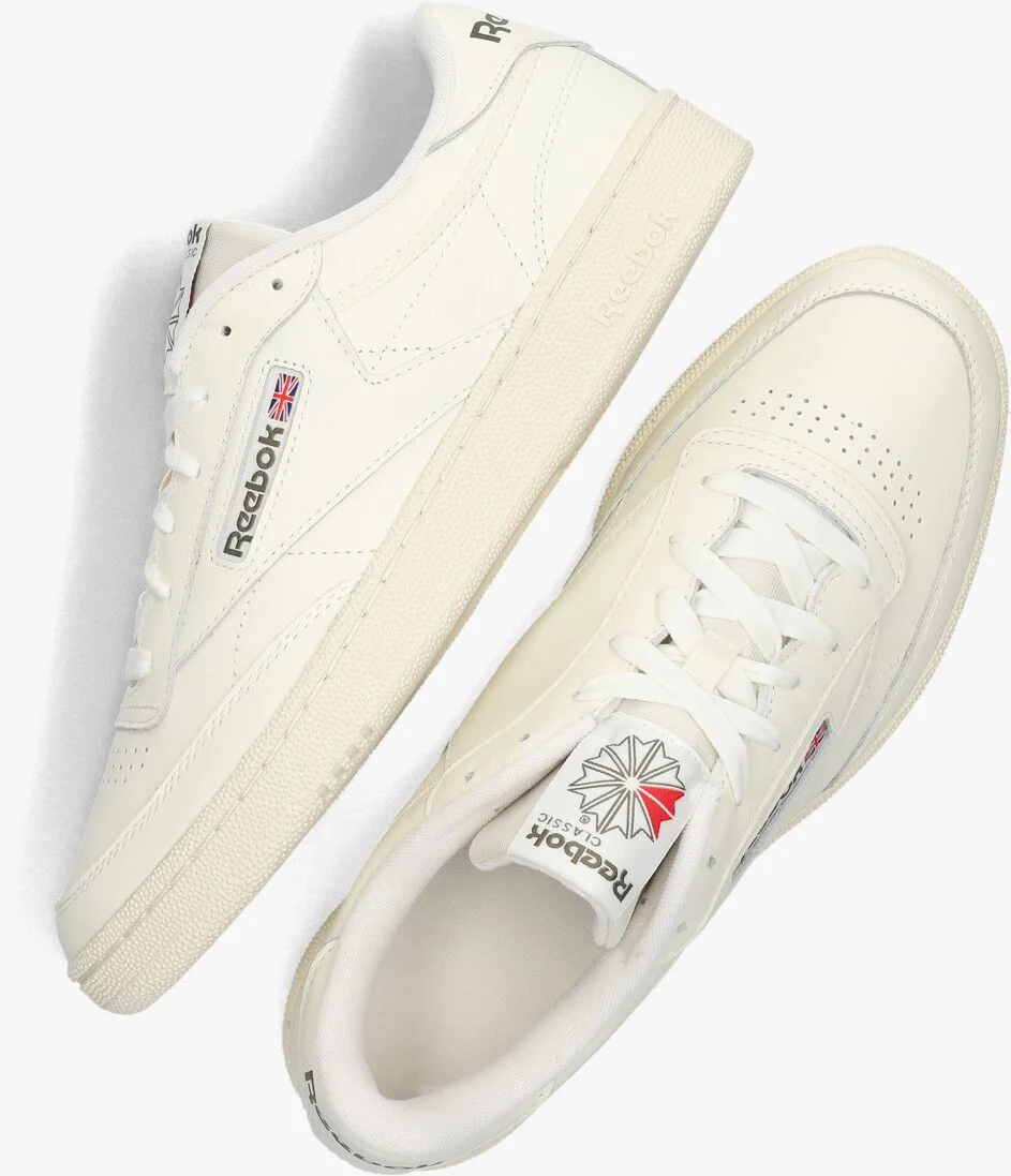 REEBOK beige reebok lage sneakers club c 85 men