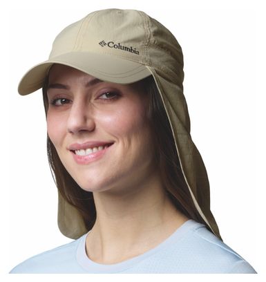 Casquette Protège-nuque Columbia Schooner Bank II Beige Unisexe