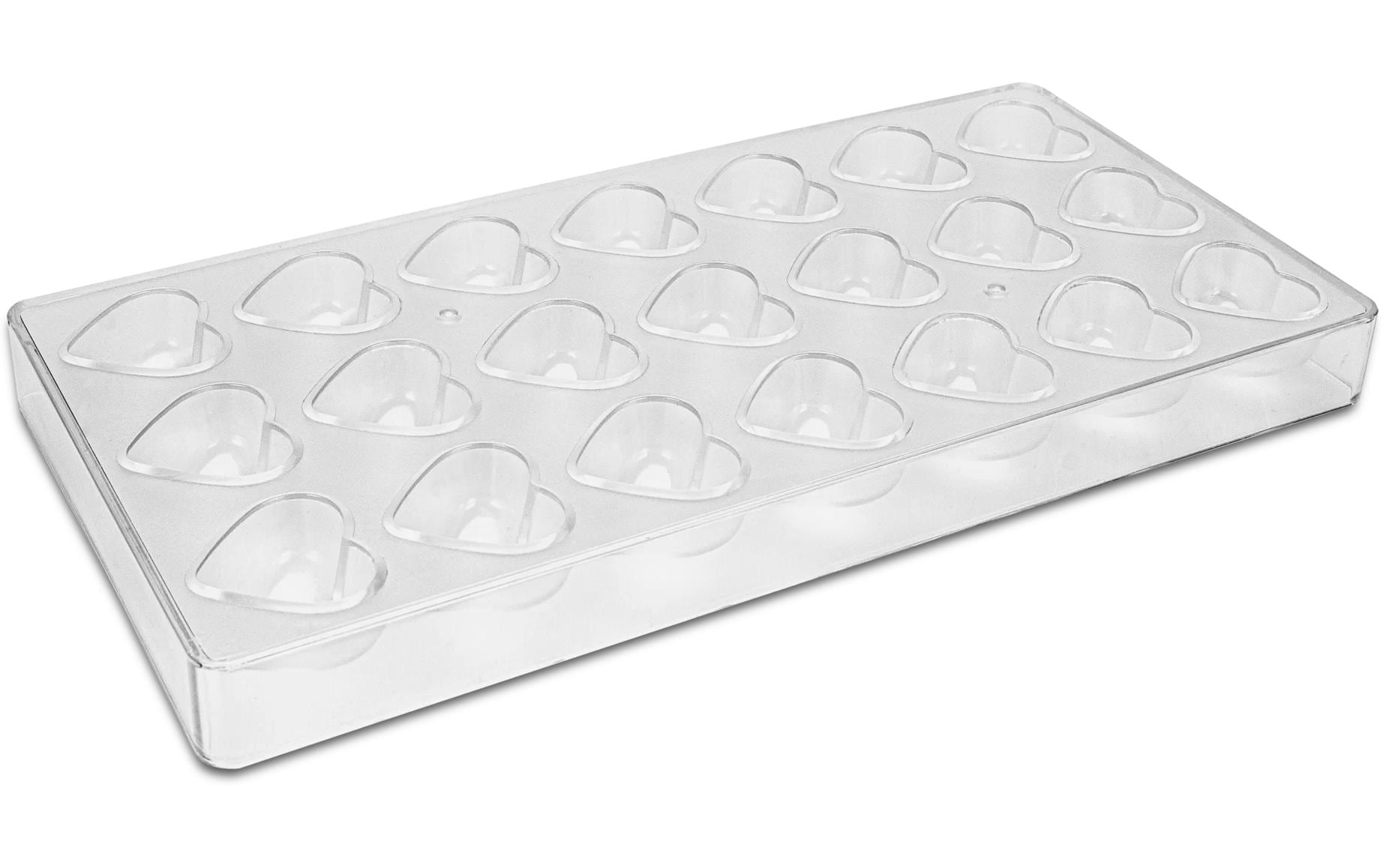 Pralinenform Herz 13.5 x 27.5 cmGiessform für Pralinen