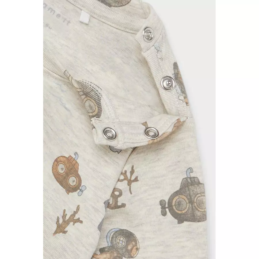name it Langarmshirt Nbmfernando Peyote Melange