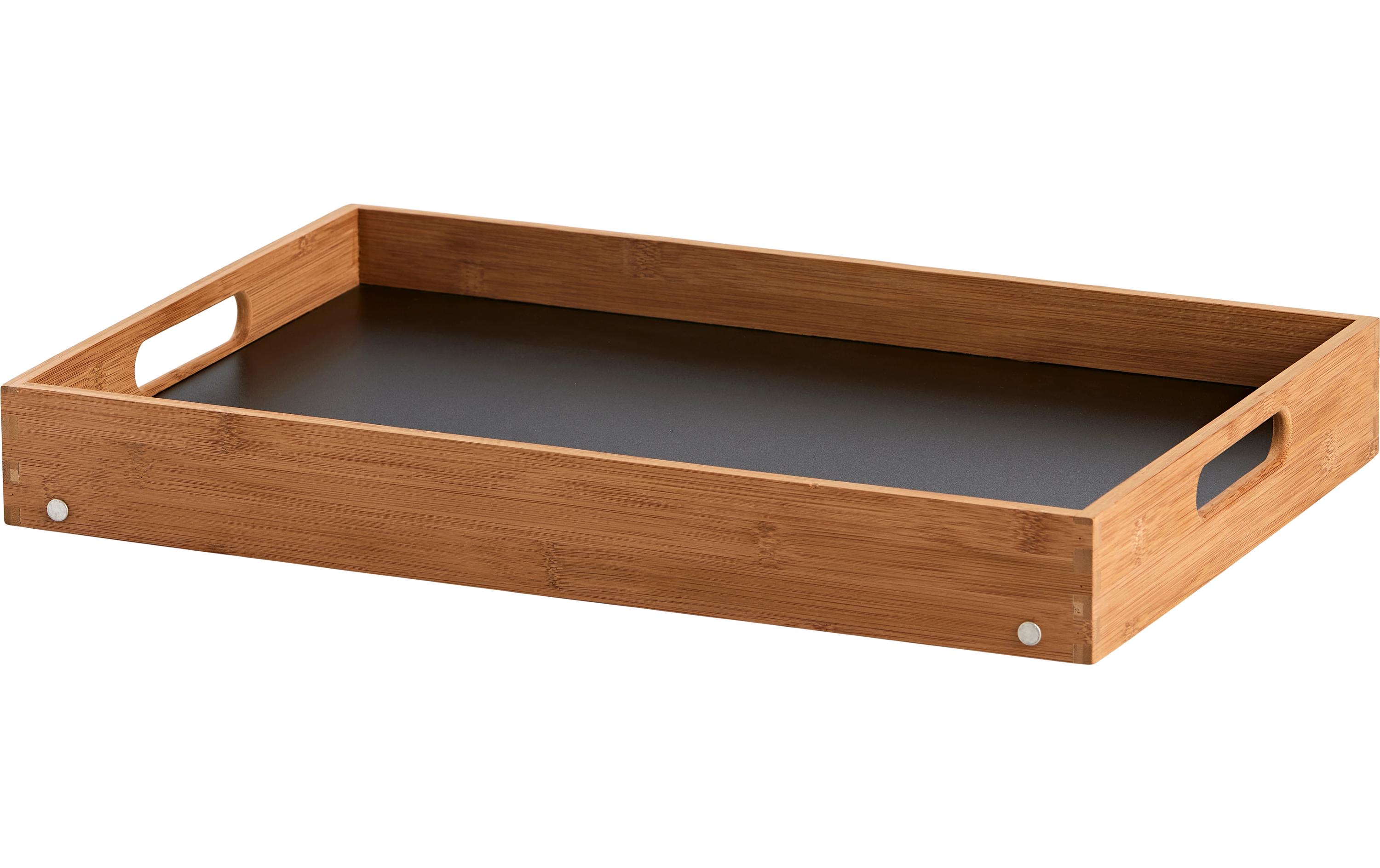 Serviertablett 32 x 48 x 6 cm, BraunKlappbarer Betttablett