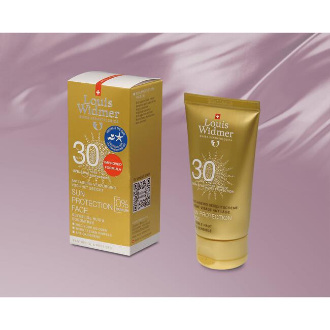Louis Widmer Sun Protection Face Zonder Parfum SPF30 50 ML